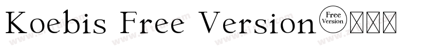 Koebis Free Version字体转换